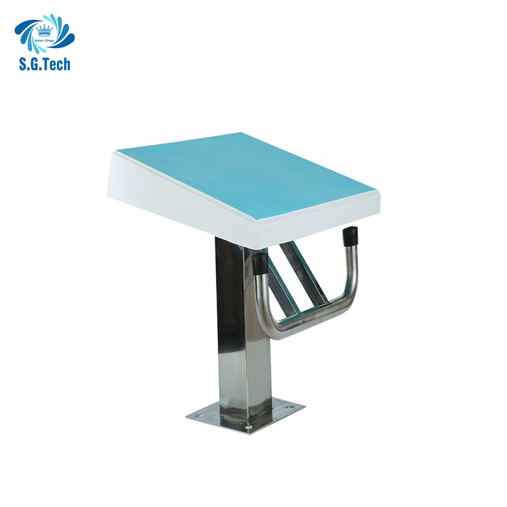 Factory Supply Stainless Steel 304 Swimming Pool Starting Block Used For WATER CROWN Competition Pool Blocks