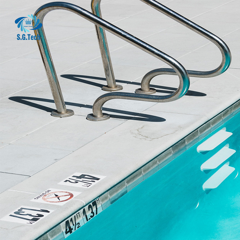 High Quality Durable 304/316 Stainless Steel Removable Swimming Pool Ladder Handrails Pool Accessories