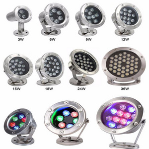 Professional Underwater RGB LED Fountain Lights Waterproof With Controller Water Fountain Light