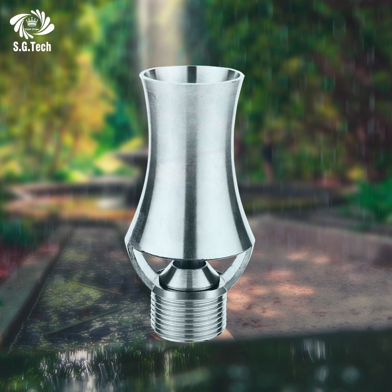 Water Crown Manufacturer Supply Adjustable Frost Tower Cedar Nozzle Outdoor Water Fountain Nozzle