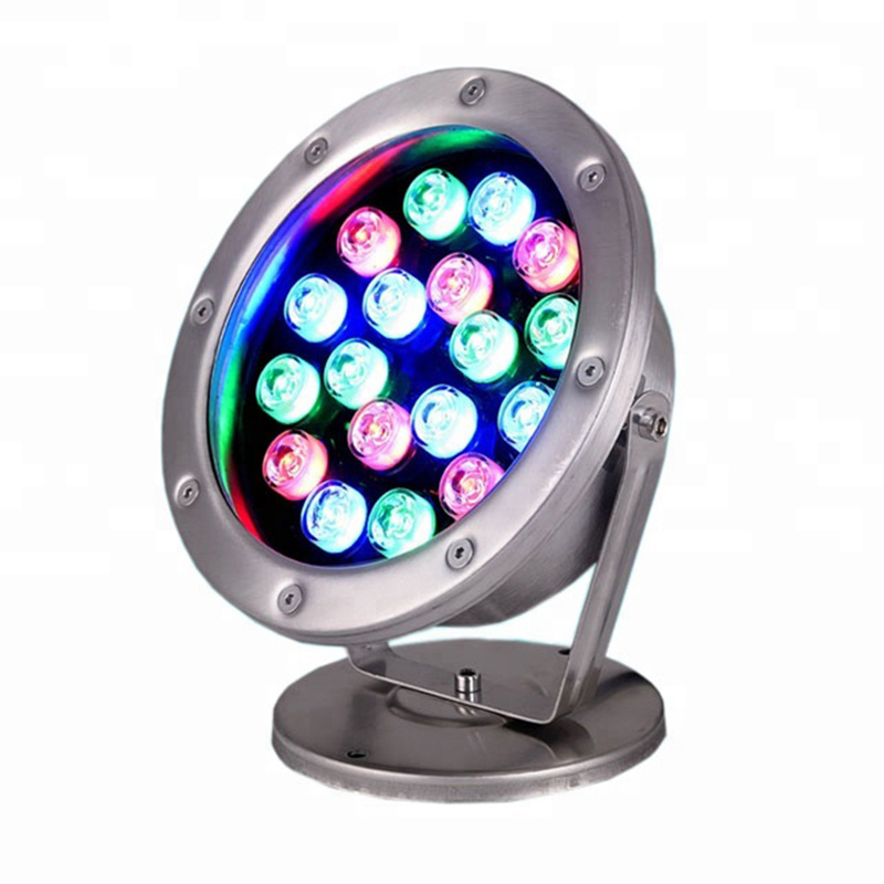 High Quality IP68 Underwater Lamp 3W 36W RGB Stainless Steel Fountain Lights