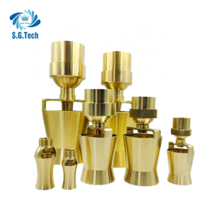 Wholesale Price Cedar Fountain Jet Brass/Stainless Steel304 Cascade Fountain Nozzle For WATER CROWN