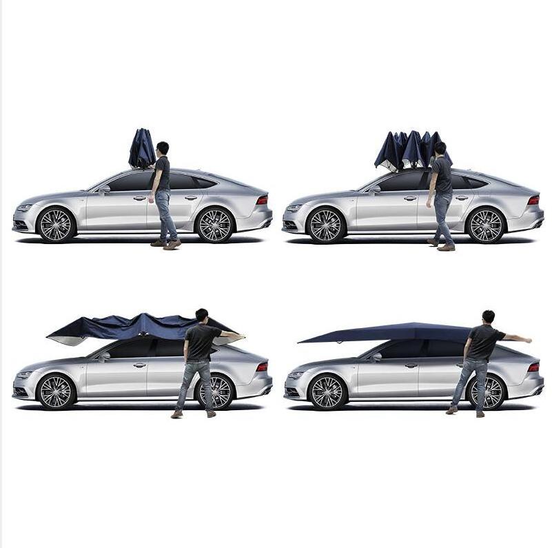 Hot Selling Semi car tent umbrella automatic / auto-moto automatic car cover umbrella / automatic car umbrella