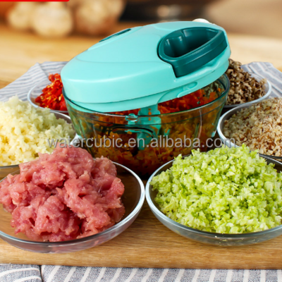 Multi-function Hand Held Meat Food Processor, Manual Swift Chopper, food mince chopper blender Twist vegetable Chopper