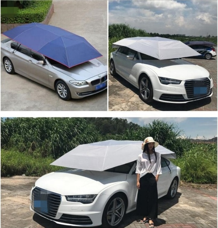 Auto Electronic Smart Automatic Sun Cover Sunshade Car Umbrella Shade Automatic Portable Remote Electronic Smart Easy Control Ca