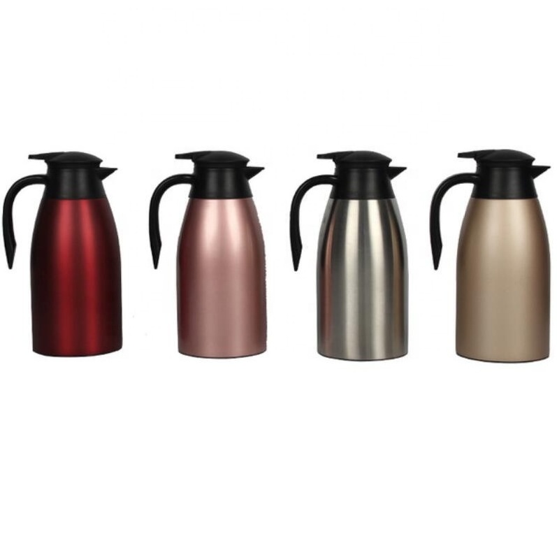 Thermos tea coffee pot / double vacuum flask vacuum travel pot / airpot thermal coffee carafe