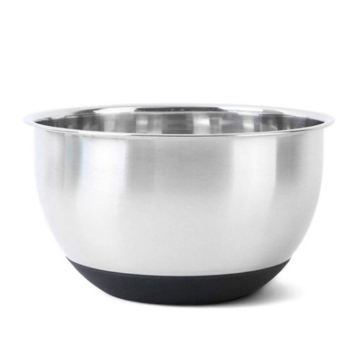 Hot Selling Stainless Steel Mixing Bowl with Ergonomic Non-Slip Silicone Base Professional Kitchenware