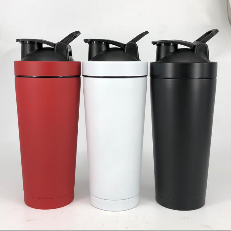 2023 New Arrival Top Selling Custom Double Walled Protein Shaker 304 Stainless Steel Insulated Shaker Bottle private label