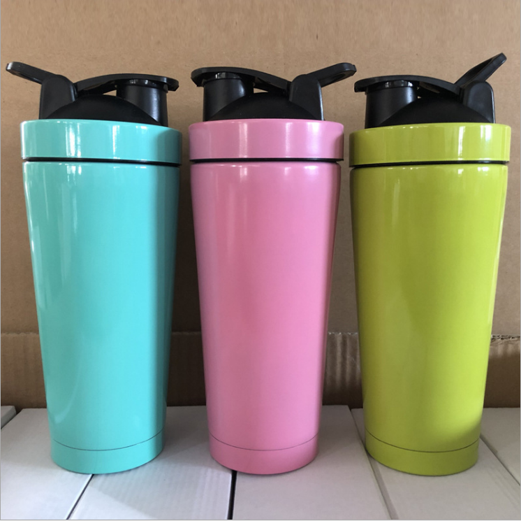 2023 New Arrival Top Selling Custom Double Walled Protein Shaker 304 Stainless Steel Insulated Shaker Bottle private label