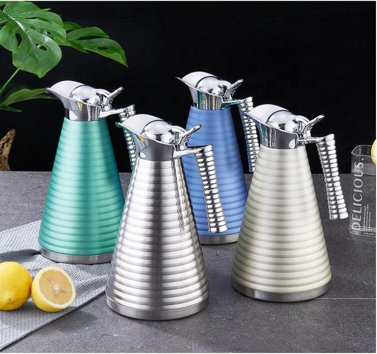 1.2L Stainless Steel Thermal Coffee Carafe Most Popular 1.5L Stainless Steel Thermos Vacuum Tea Coffee Pot