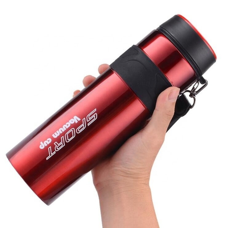 1000ml 32oz large capacity double wall stainless steel sport water bottle 1 liter