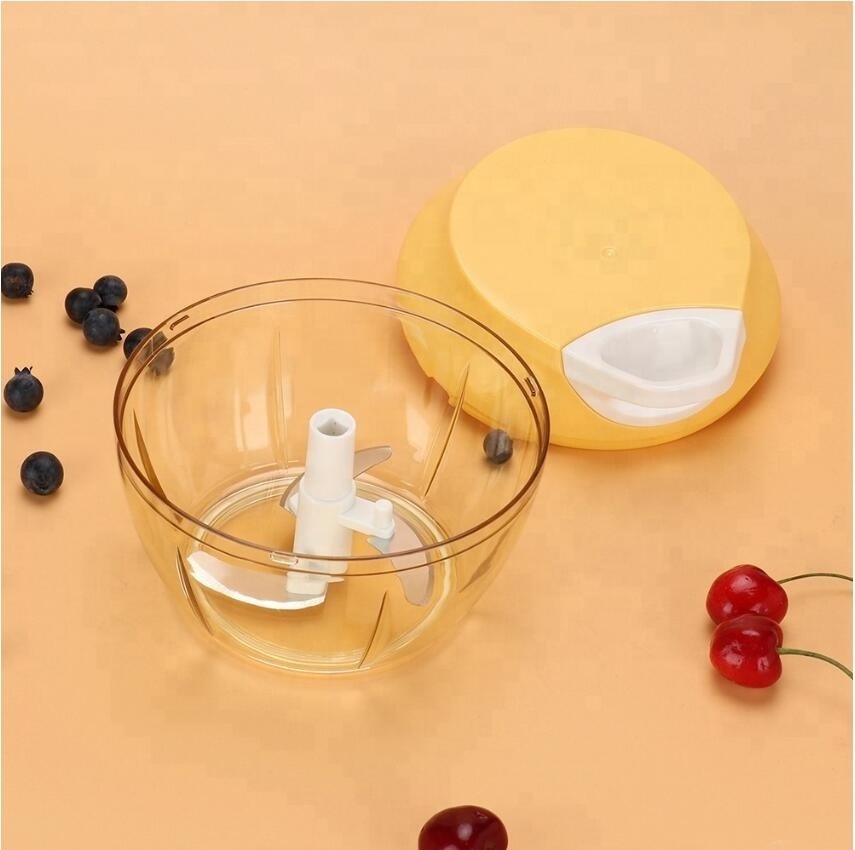 Hand Crank Manual Pull Cord Vegetable Food Chopper