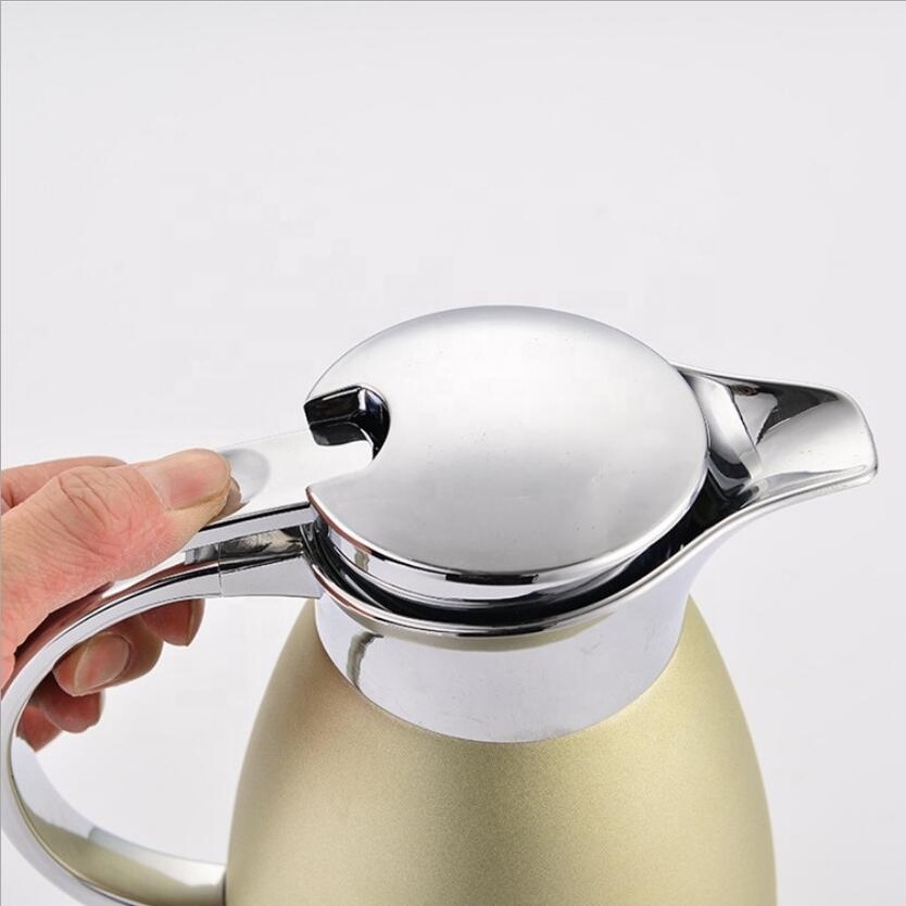 Custom 1.8L Hot Selling High Quality  2.3L Vacuum Insulated Thermos Tea Coffee Pot For Coffee Carefe Pot Thermal Coffee Kettle