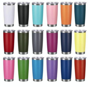 Custom Logo Powder Coated Tumbler Manufacturer 20oz Tumbler