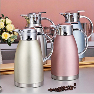 Custom 1.8L Hot Selling High Quality  2.3L Vacuum Insulated Thermos Tea Coffee Pot For Coffee Carefe Pot Thermal Coffee Kettle