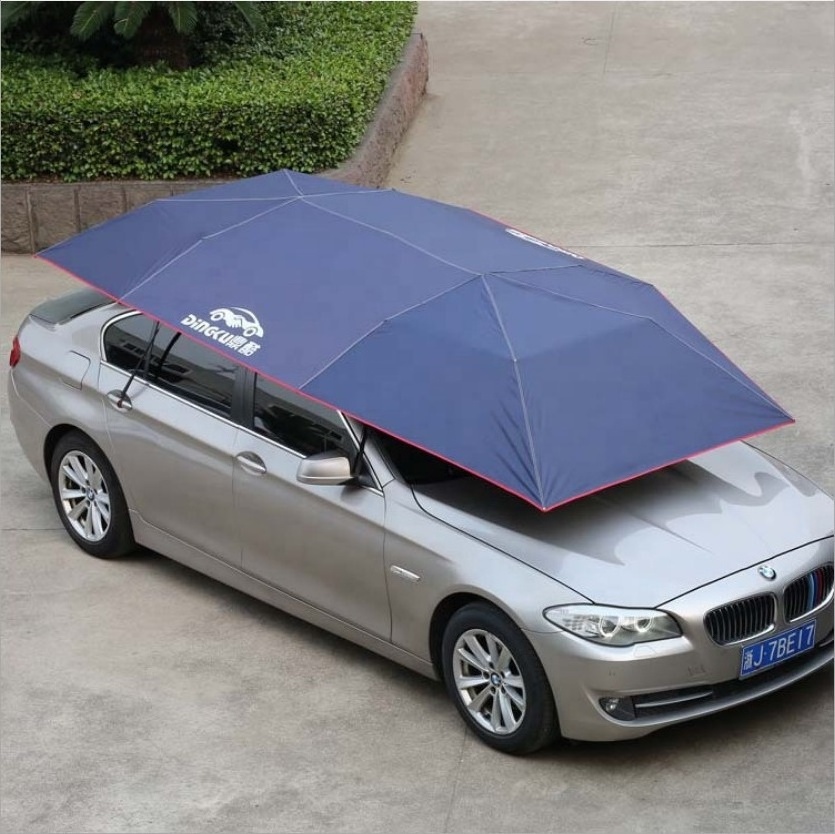 Portable Full Automatic Car Cover Umbrella Outdoor Car Tent Umbrella Roof Cover UV Protection Kits Sun Shade With Remote Control