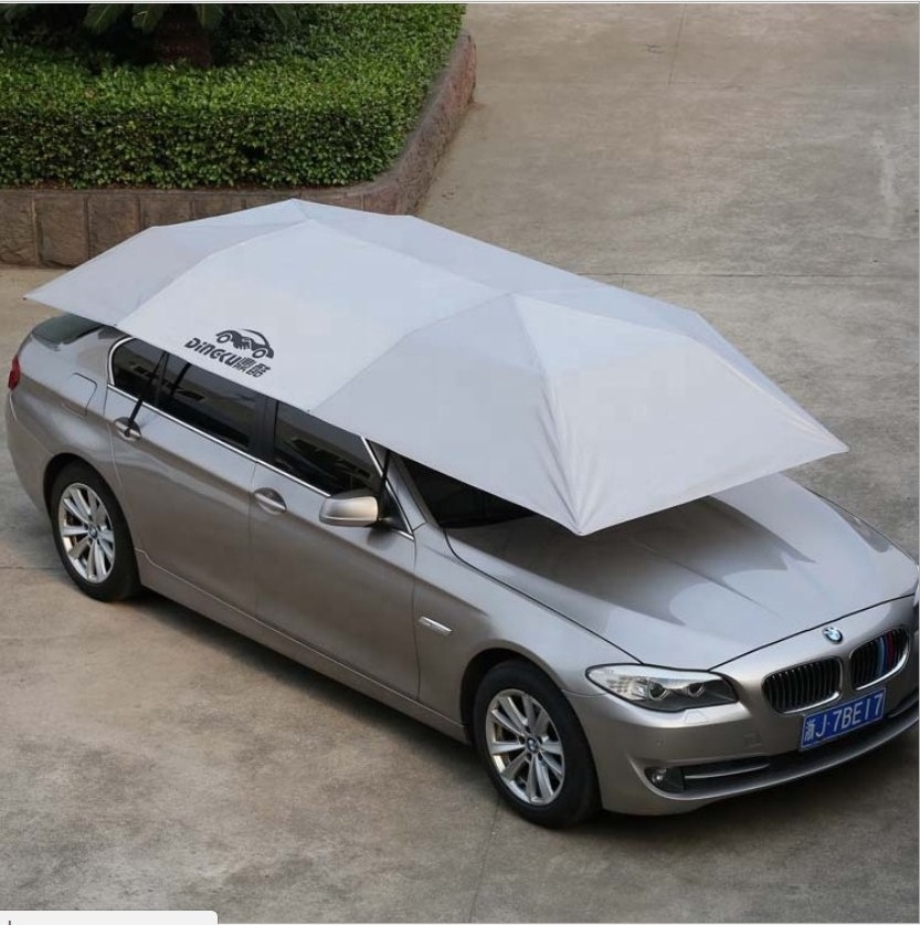 Portable Full Automatic Car Cover Umbrella Outdoor Car Tent Umbrella Roof Cover UV Protection Kits Sun Shade With Remote Control