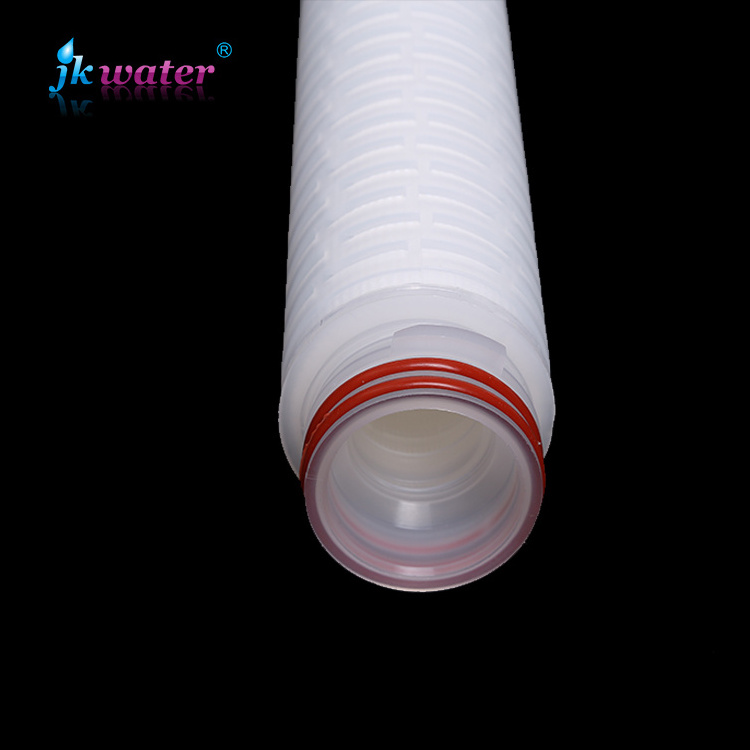 High flow rate 0.1 micron water pp pleated filter cartridge