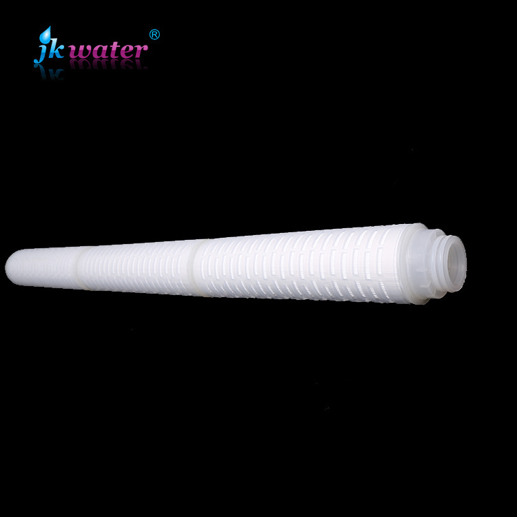 1/5 micron pleated membrane filter cartridge for RO pretreatment