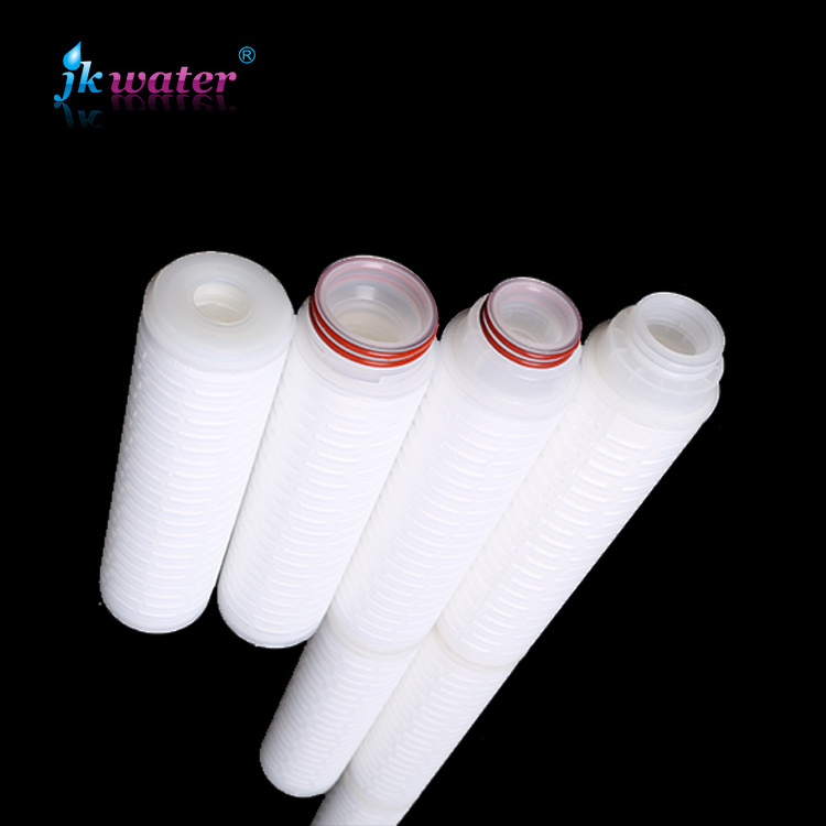 1/5 micron pleated membrane filter cartridge for RO pretreatment