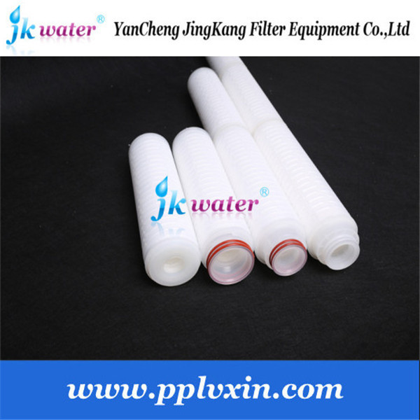 PTFE/NYLON/PVDF/PP high flow pp pleated filter cartridge for water filtration