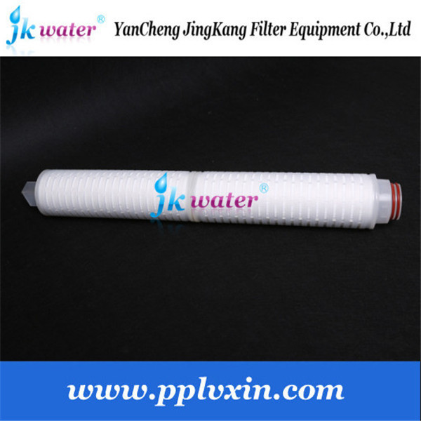 High flow rate 0.1 micron water pp pleated filter cartridge