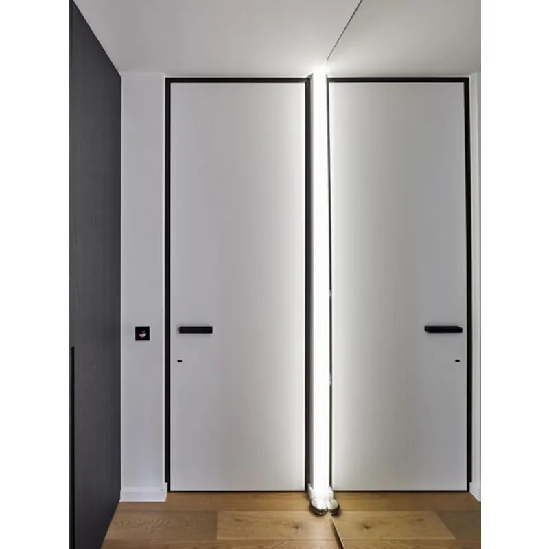 Customized Design Invisible Door Trimless Wood Door Pocket Door