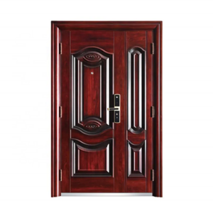 China Factory High Quality Security Exterior Waterproof  Steel Doors Front Entry Metal Door