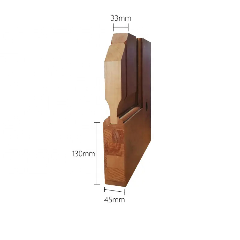 Wooden Latest Modern Design Exterior Entrance Solid Customized Solid Wood Entrance Doors Wood with Iron Decoration Polymer LD203