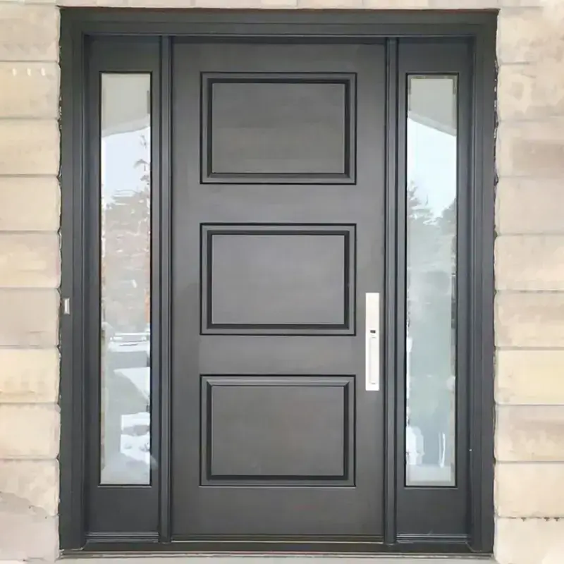 Cheap Other 6 Panel Steel  Entry Front Door Exterior Interior Security Doors for Entrance and Bedroom