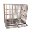 Large Indoor Pet Cage Stainless Steel Square Tube Bird Cage Collapsible Pet Display Dog Cages