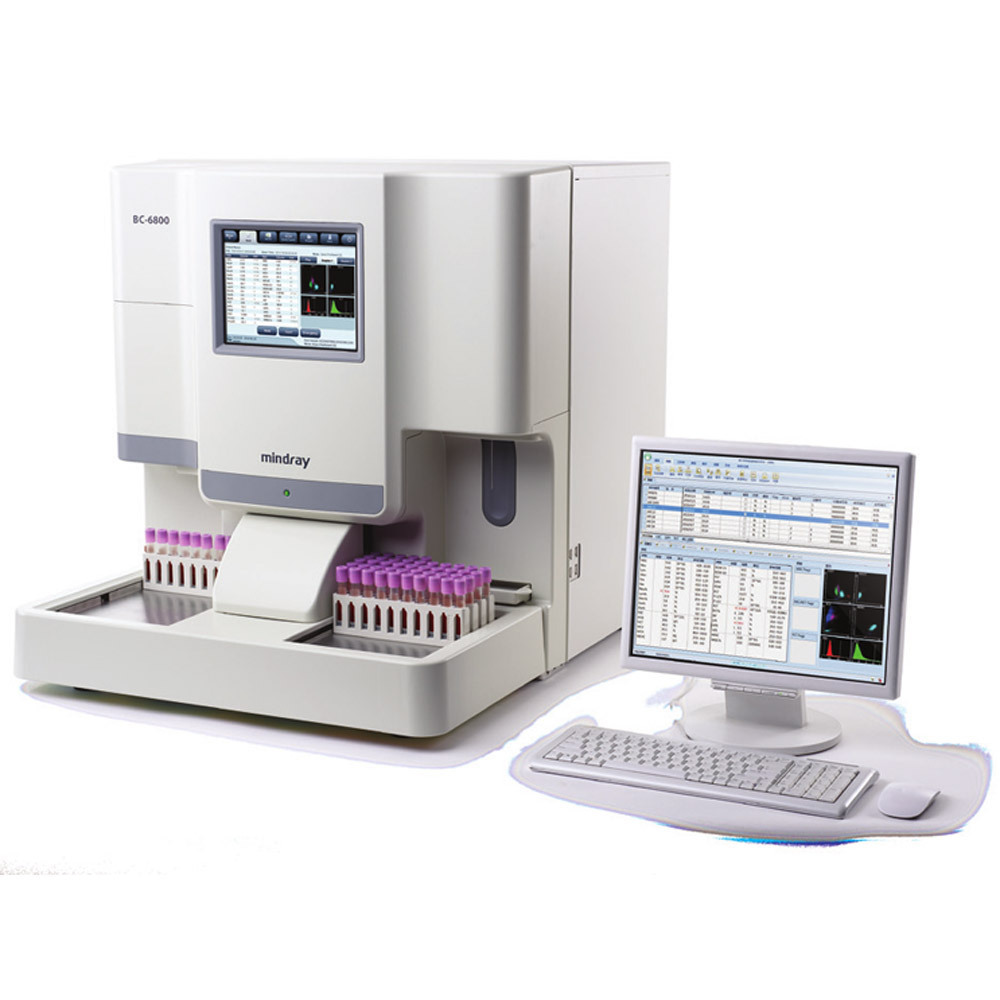 SF CUBE CELL automatic 5-part diff WBC hematology analyzer Mindray BC-6800