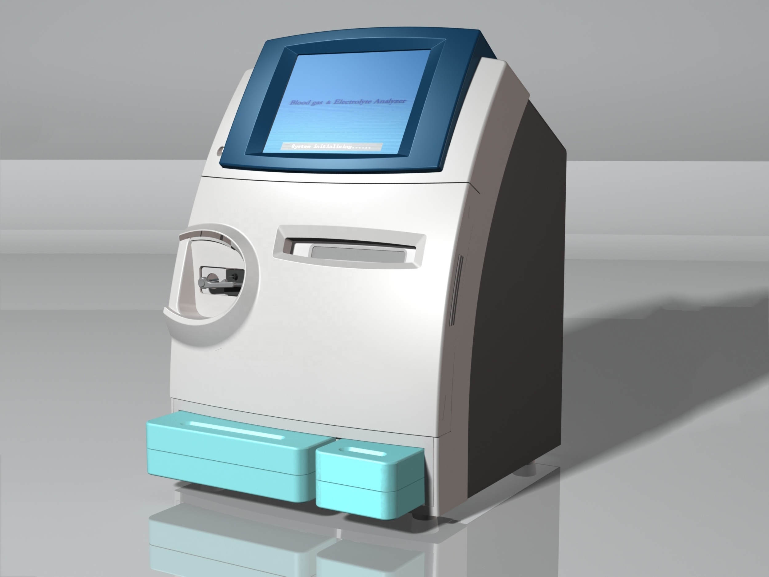 Fully automated blood gas electrolyte chemistry analyzer MSLAB36