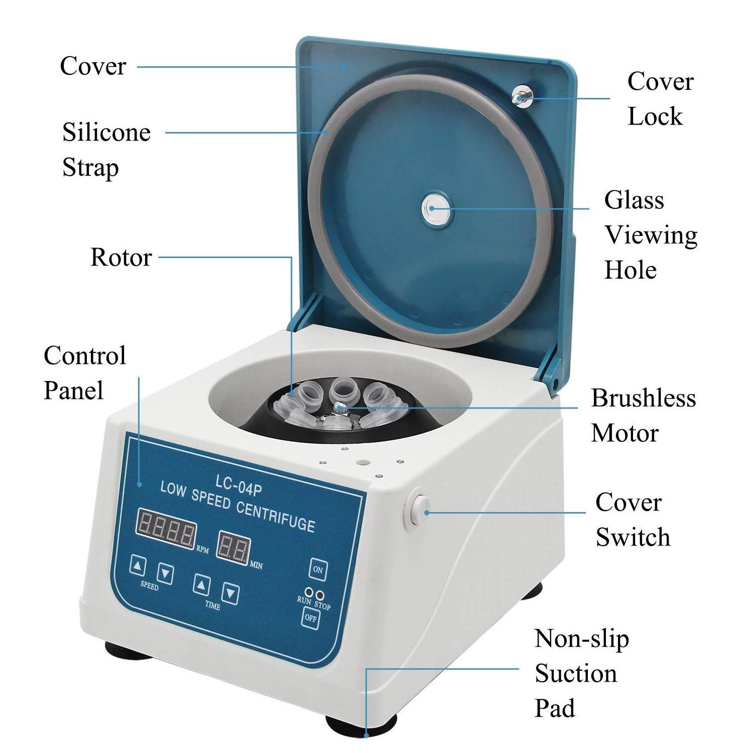 mini PRP Low speed laboratory Centrifuge machine LC-04P