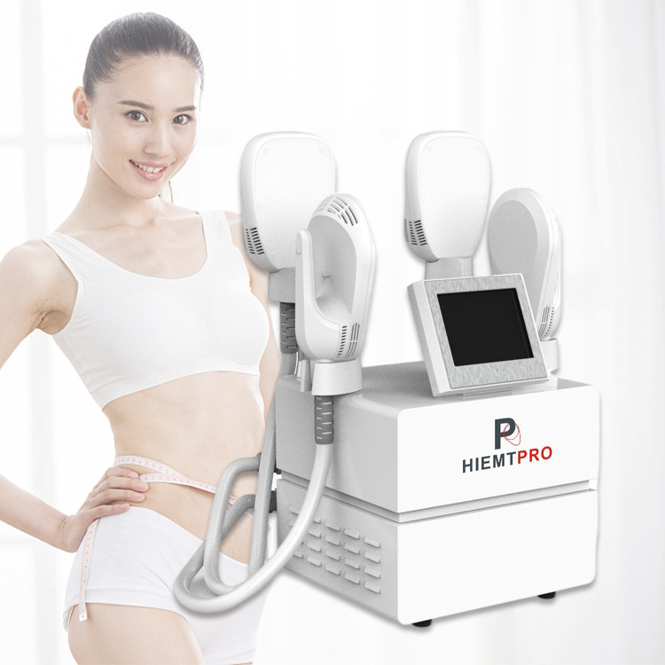 Hiemt Pro 4 Handles Muscle Massager Weight Loss Muscle Stimulate High Intensity EMS Electromagnetic Muscle Slimming Machine