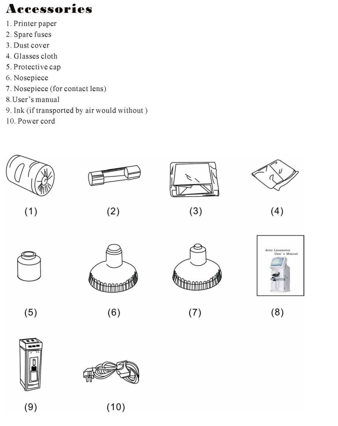 High Accuracy Instrument Led Digital Auto Lensometer Use For Ophthalmology Room