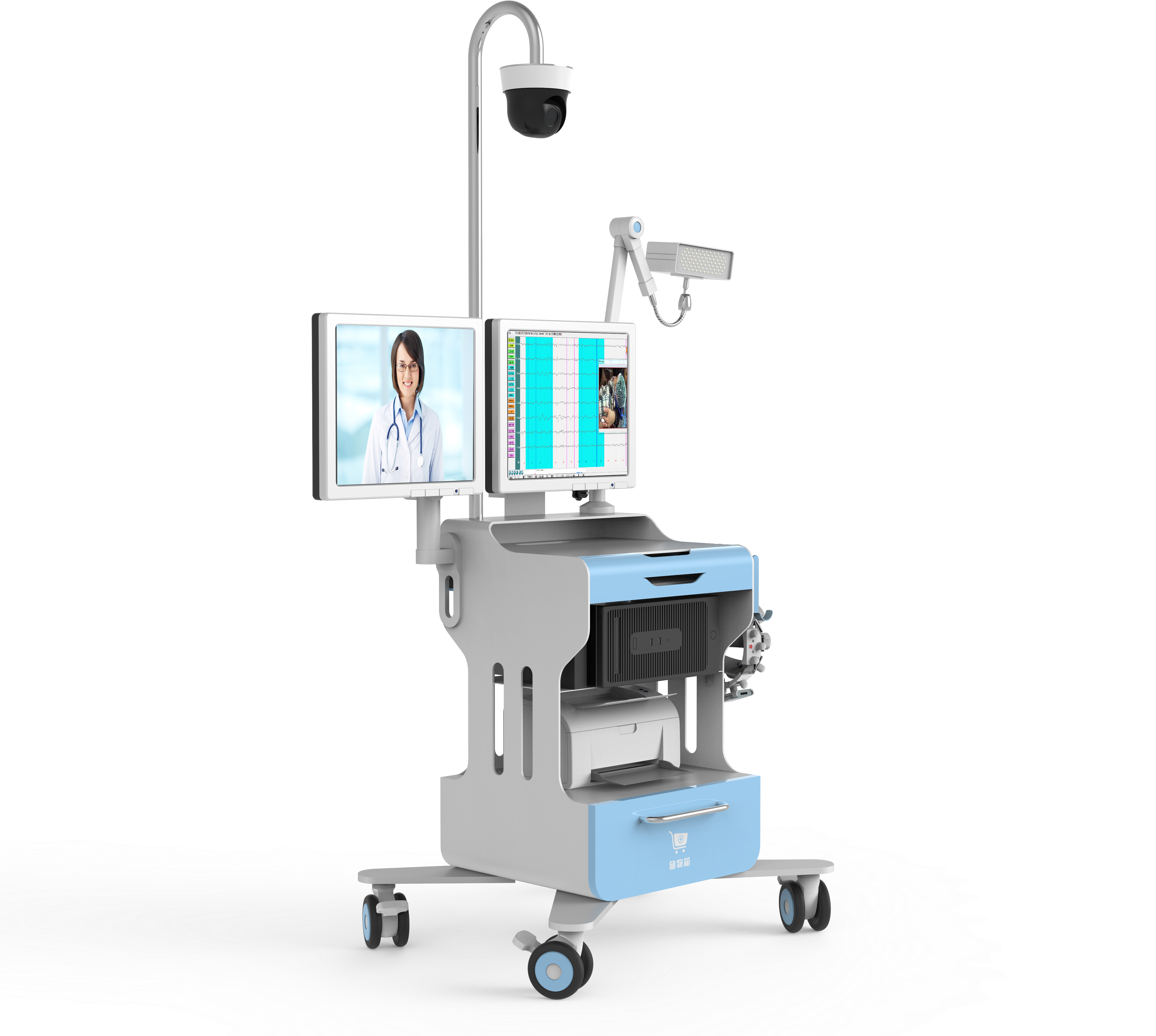 Portable Multichannel Routine EEG System, Ambulatory Professional Digital AEEG Device