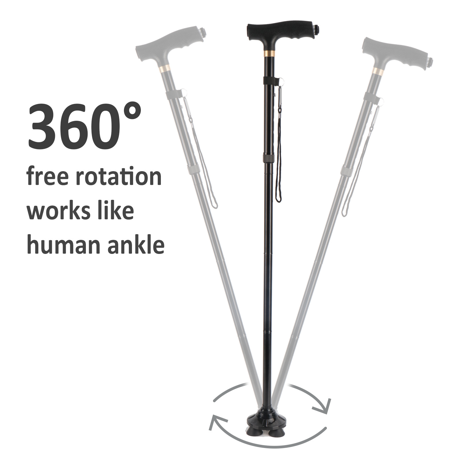 medical aluminum crutches axillary price folding walking canes