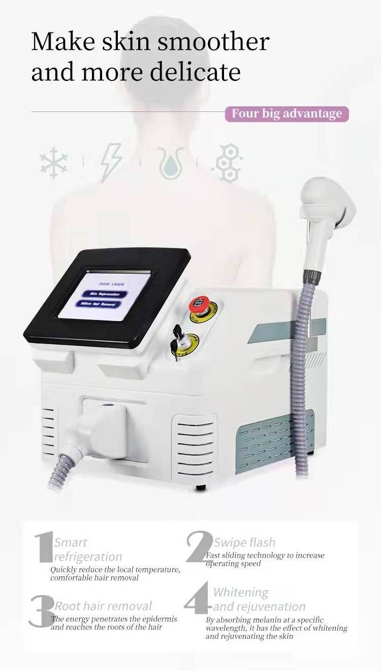 diode laser 755 808 1064 nm Hair Removal machine Skin Rejuvenation Tightening