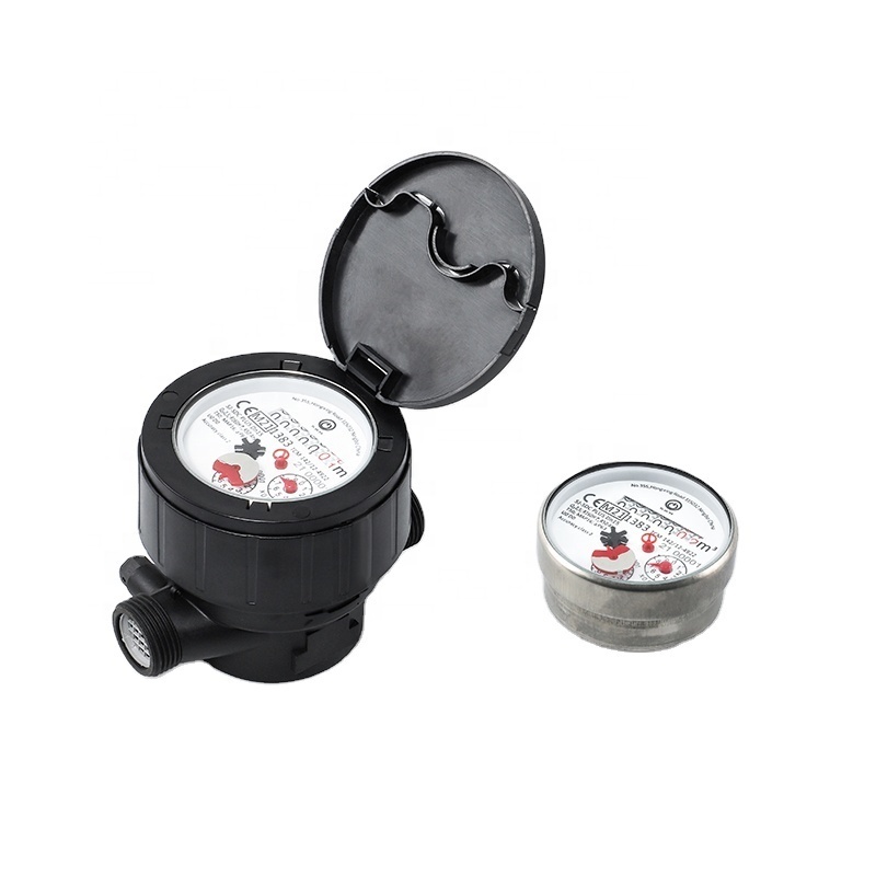 NWM Residential Single Jet Dry Dial Direct Reading Impeller Class C / R160 Water Meter with Plastic Composite Body / HRI AMR/AMI