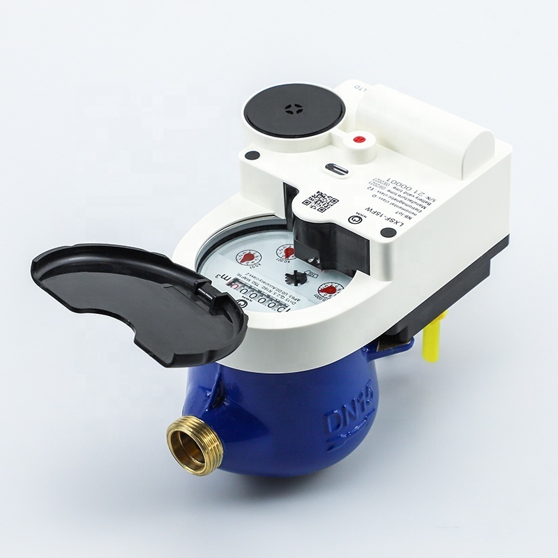 Domestic Multi-Jet Dry Type Wireless Remote Valve Control Class B / R80 / R100 Smart Prepaid Water Meter with Lora / Nb-IoT