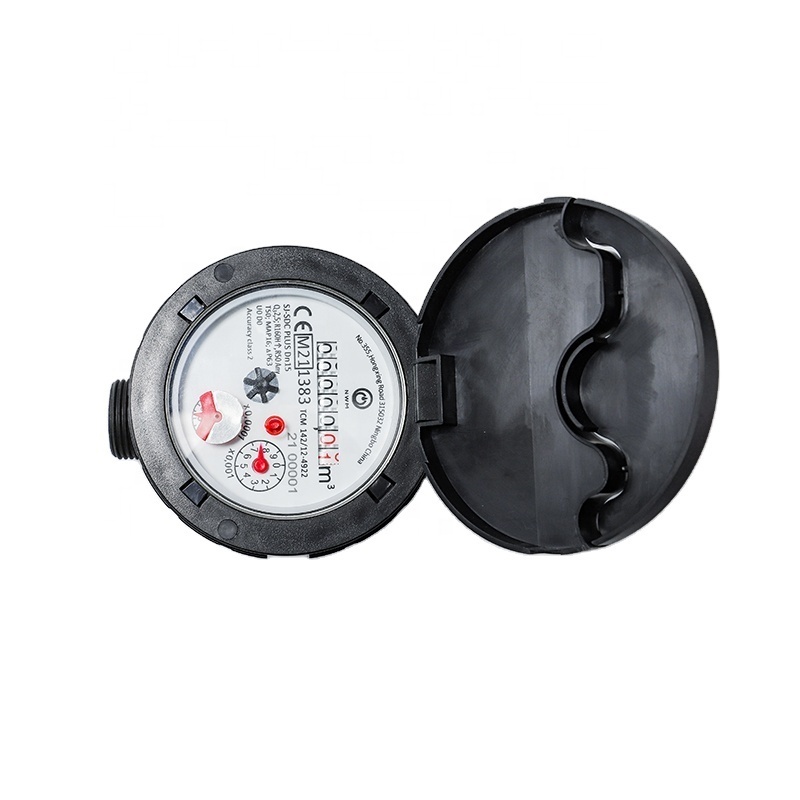 NWM Residential Single Jet Dry Dial Direct Reading Impeller Class C / R160 Water Meter with Plastic Composite Body / HRI AMR/AMI