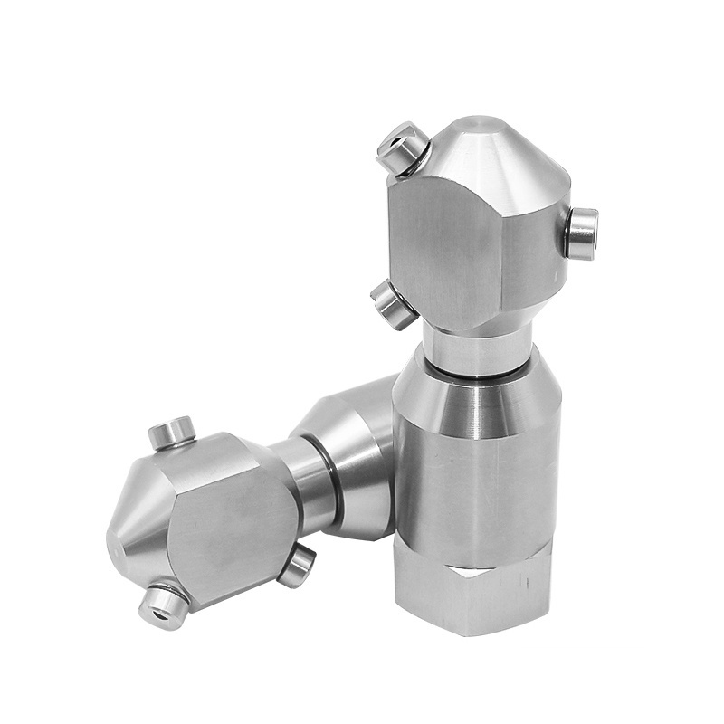 High pressure 360-A Tank wash nozzle for ibc tank cleaning