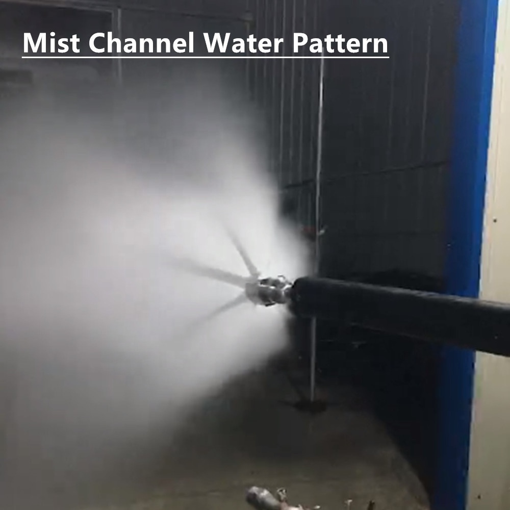 Water mist fire fighting spray gun for hose reel cabinet