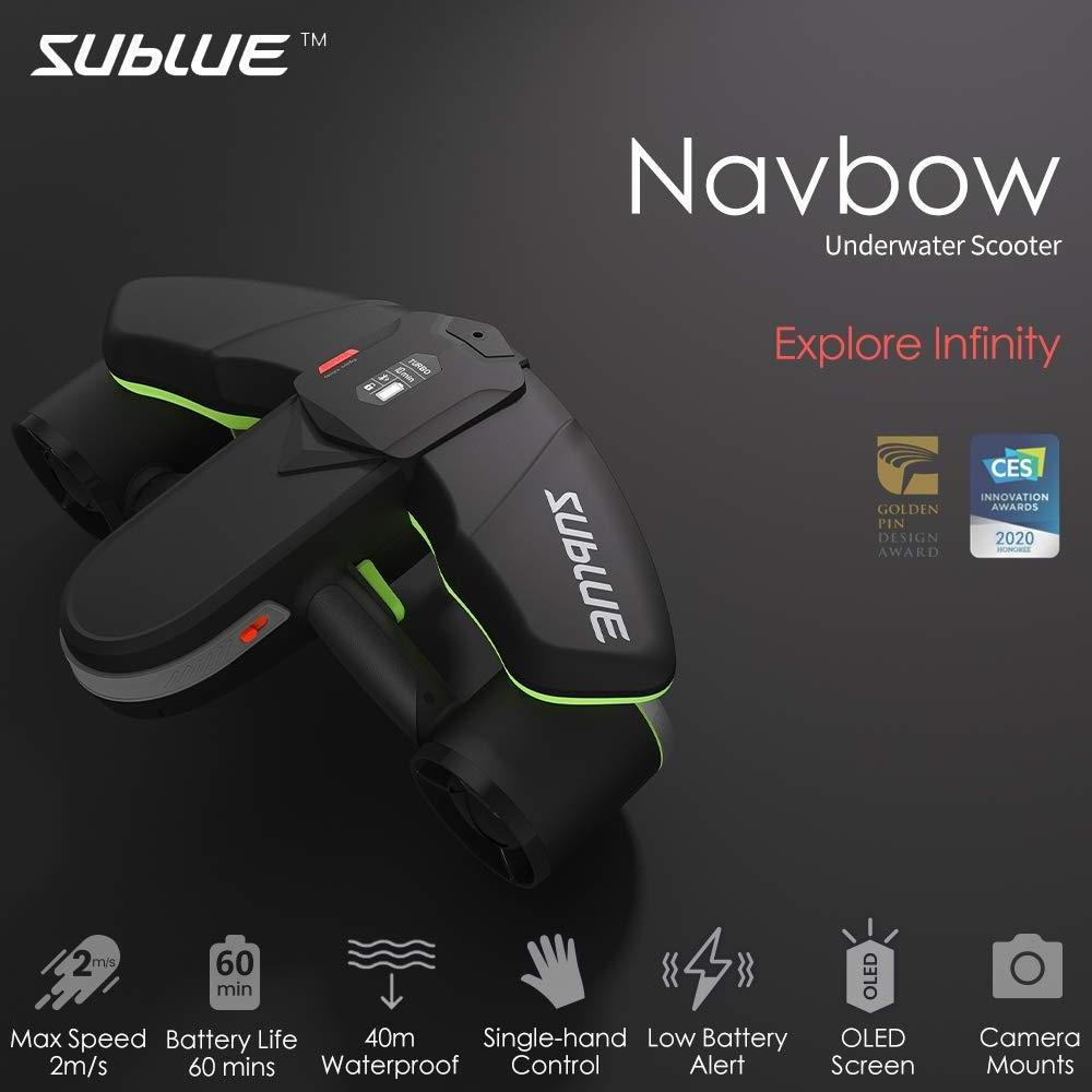 Sublue Navbow 840W Smart Underwater Sea Scooter with Action Camera Mount OLED Display 40M Waterproof for Sea Adventures