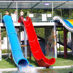 China Factory Fiberglass Water Park Slide Swimming Pool Slides For Kids Adult waterslide