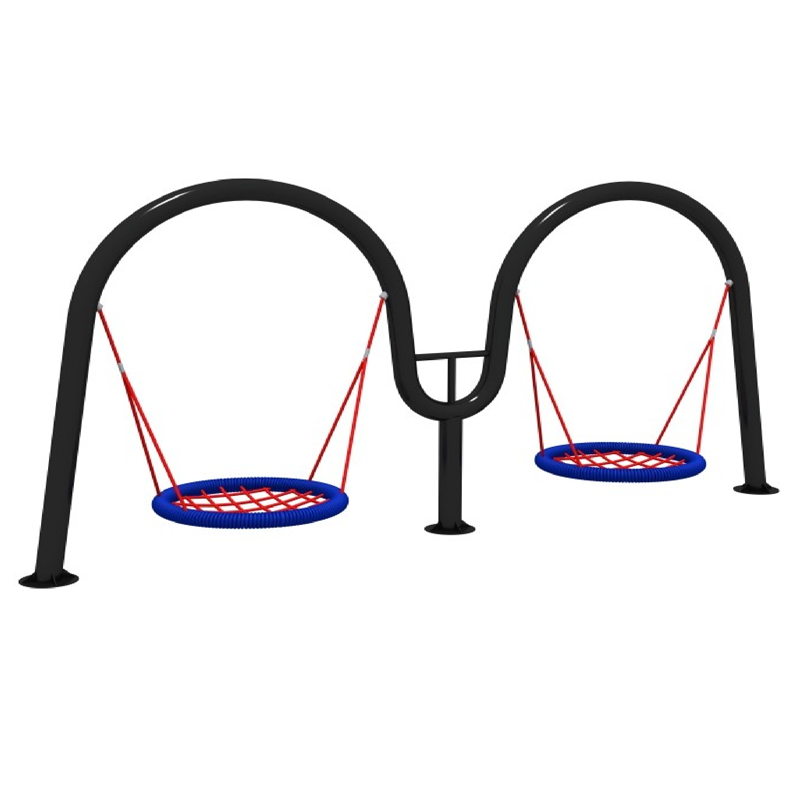 Outdoor Playground Swing Set Outdoor Metal Swing Kids Playground Equipment Garden Swing For Children