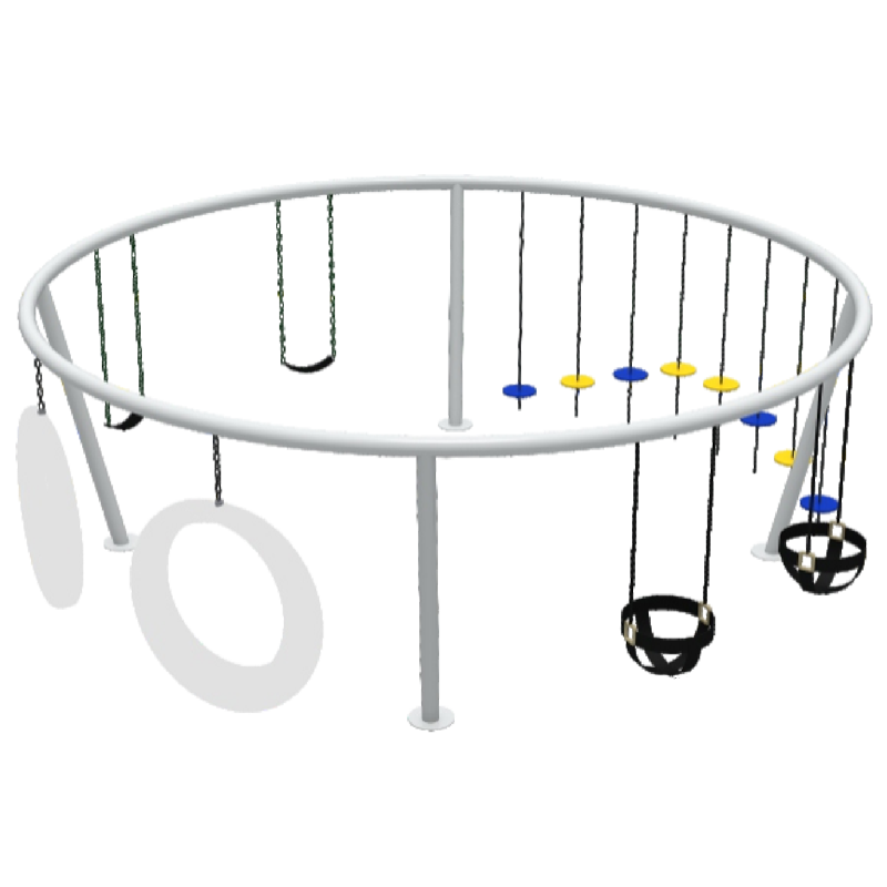 Cheap Price Outdoor Playground Plastic Kids Swings Children Swing Sets for Toddler