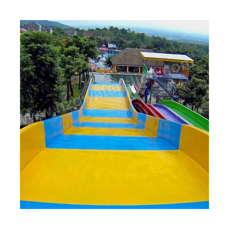 Factory Direct 20 Ft 10 Meter Tall Tropical Water Slide Children 2-In-1 Water Plastic Slide