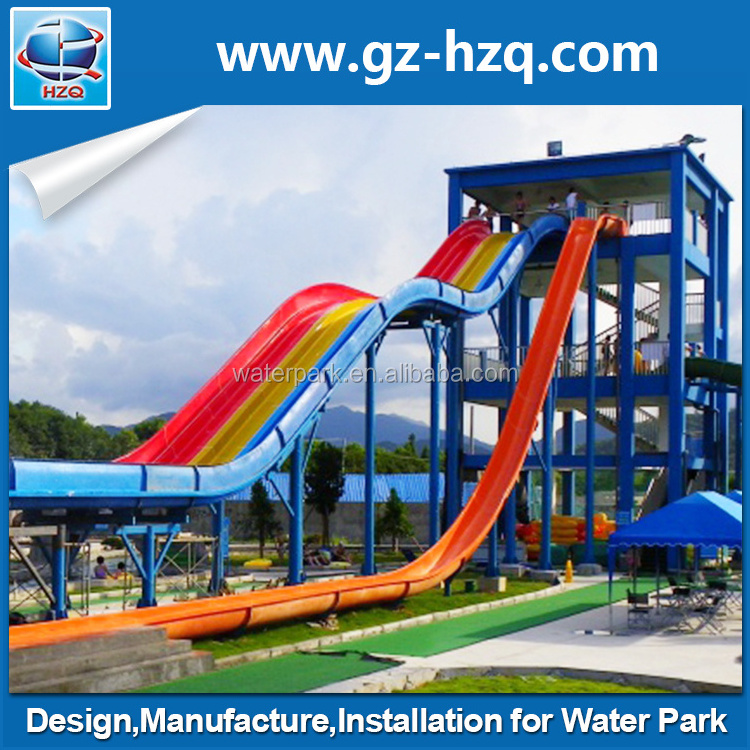 Used swimming pool slide, Cheap prices water park fiberglass big water slides for sale